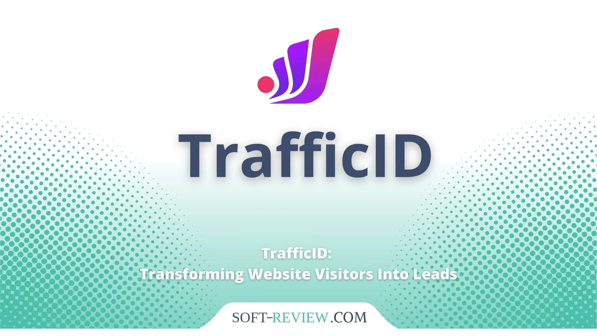 TrafficID interface displaying visitor data and lead-generation tools.